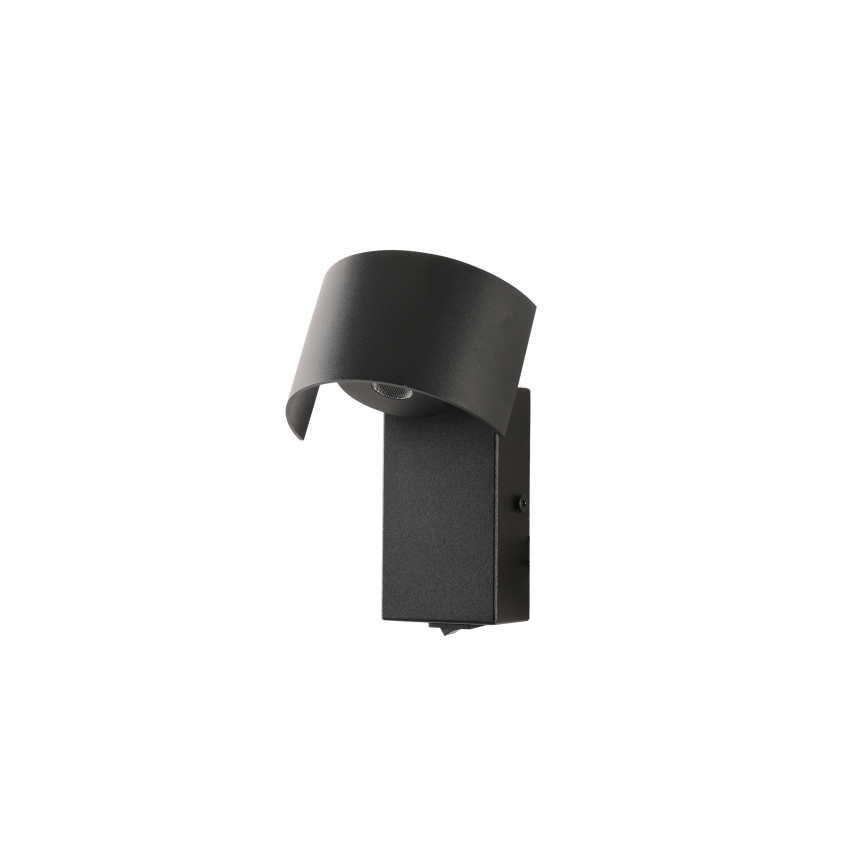 Brilagi - LED-seinävalaisin VASTO LED/3W/230V musta