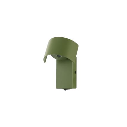 Brilagi - LED-seinävalaisin VASTO LED/3W/230V vihreä