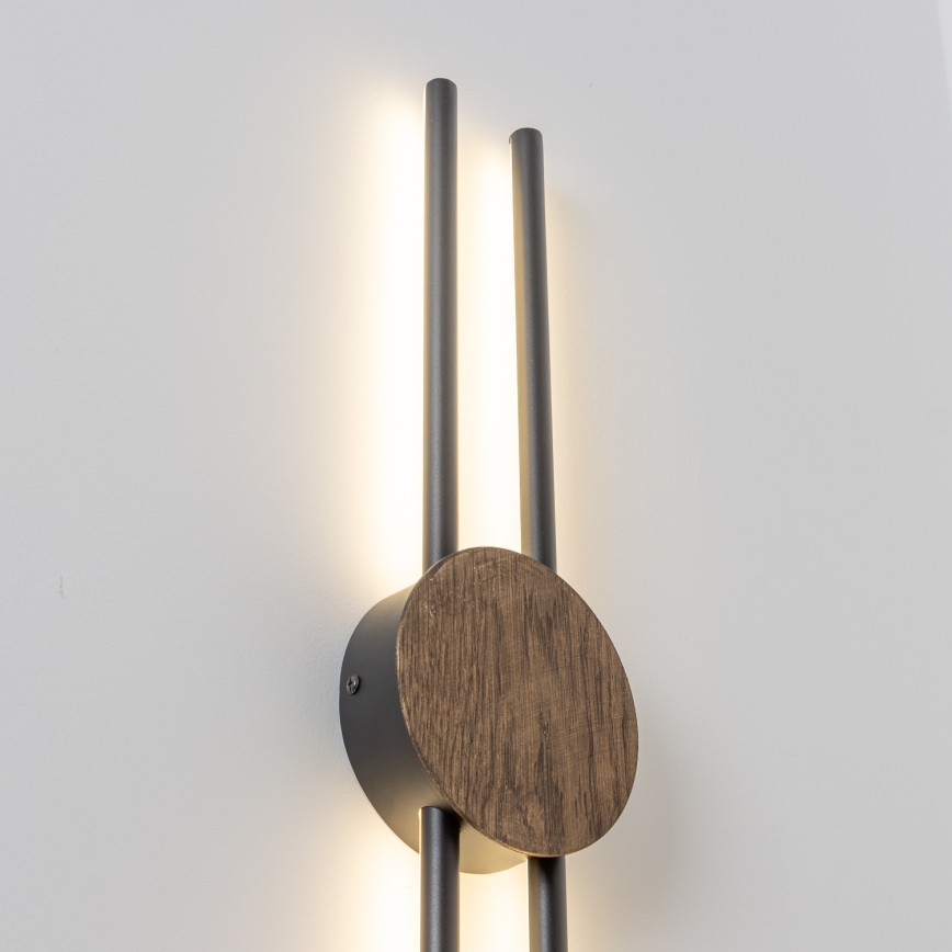 Brilagi - LED-seinävalaisin WOODY COLLINE LED/15W/230V 80 cm tammi