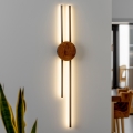Brilagi - LED-seinävalaisin WOODY COLLINE LED/15W/230V 80 cm tammi kirsikka