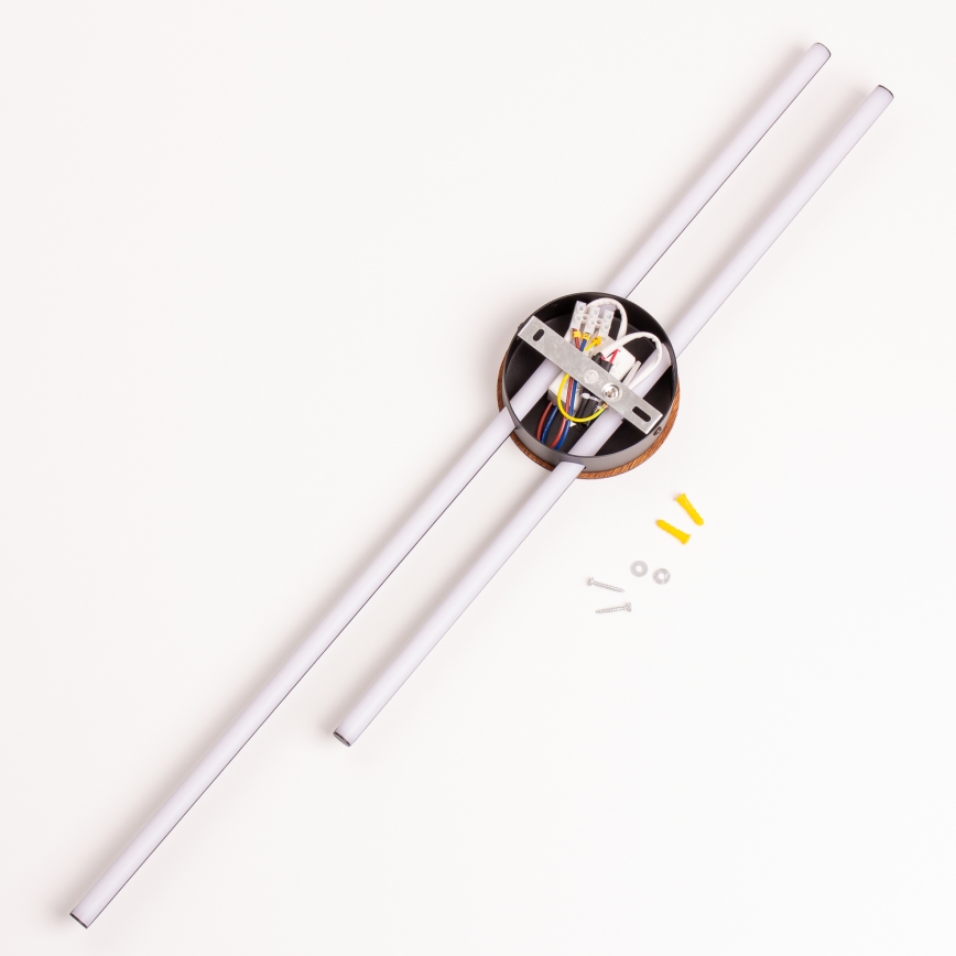 Brilagi - LED-seinävalaisin WOODY COLLINE LED/15W/230V 80 cm tammi kirsikka