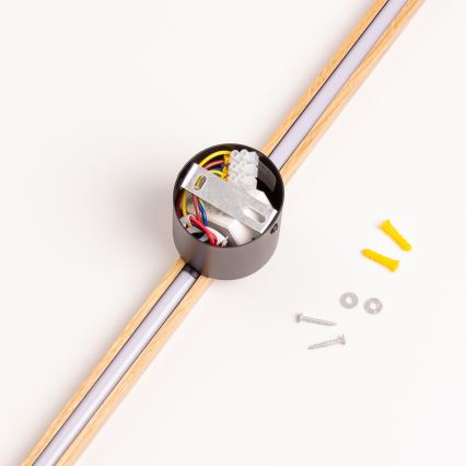 Brilagi - LED-seinävalaisin WOODY LINE LED/12W/230V 120 cm tammi