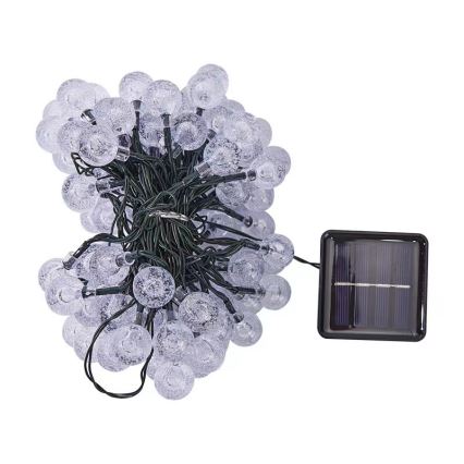 Brilagi - LED Solar koristeellinen ketju BUBBLE 100xLED/8 toiminnot 10m IP65 lämpimänvalkoinen