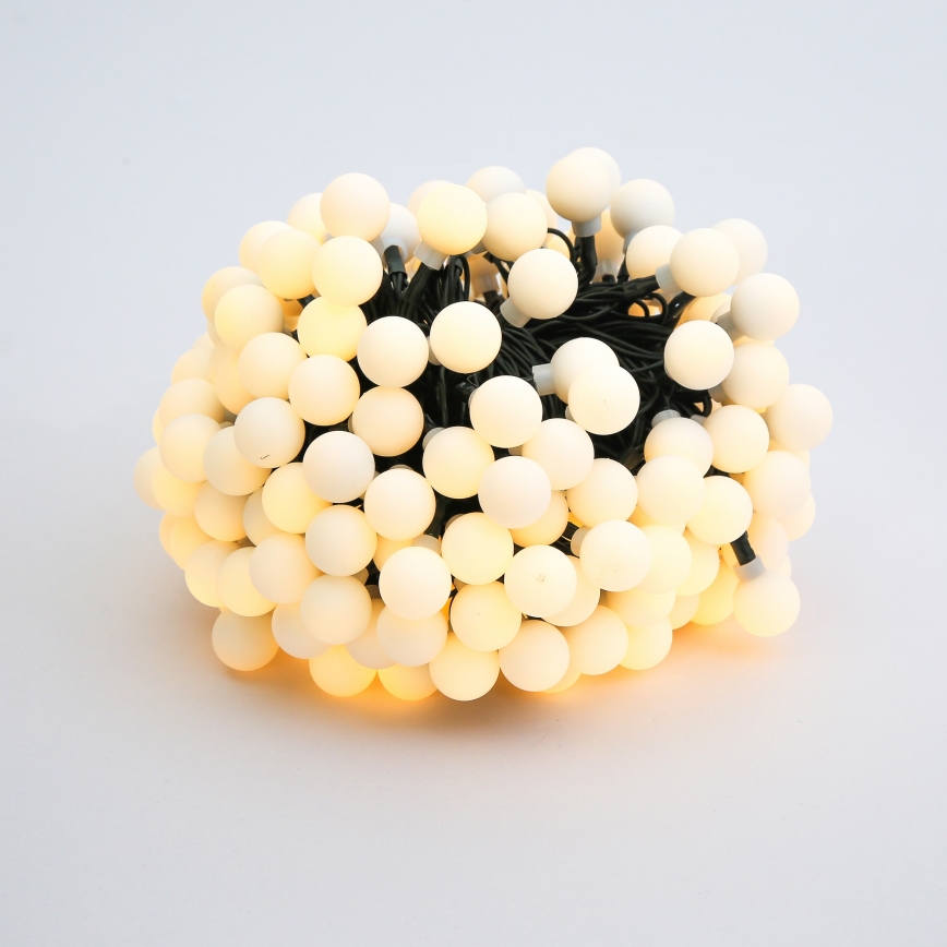 Brilagi - LED Solar koristeellinen ketju BUBBLE 200xLED/8 toiminnot 20m IP65 lämpimänvalkoinen