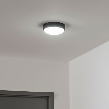 Brilagi - LED-teollisuuskattovalaisin SIMA LED/12W/230V IP65 musta