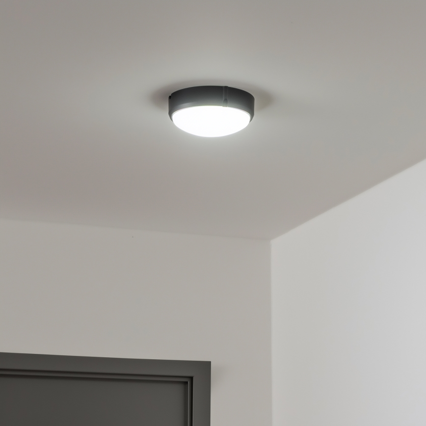 Brilagi - LED-teollisuuskattovalaisin SIMA LED/12W/230V IP65 musta