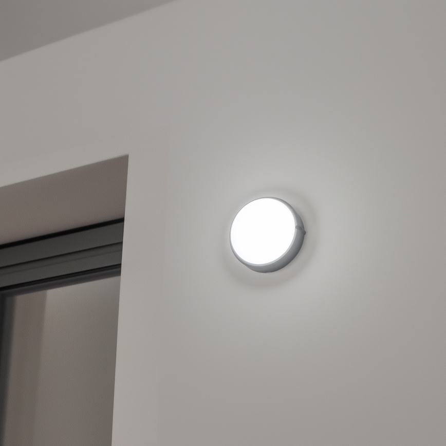 Brilagi - LED-teollisuuskattovalaisin SIMA LED/12W/230V IP65 musta