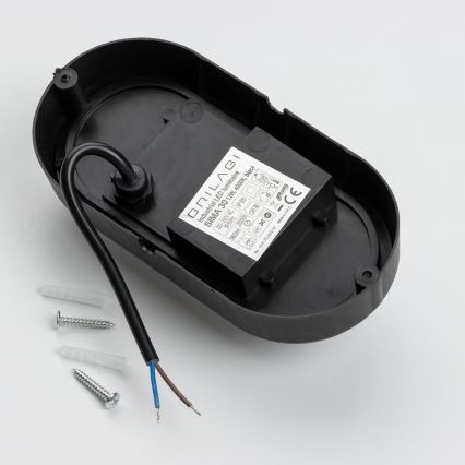Brilagi - LED-teollisuuskattovalaisin SIMA LED/12W/230V IP65 musta
