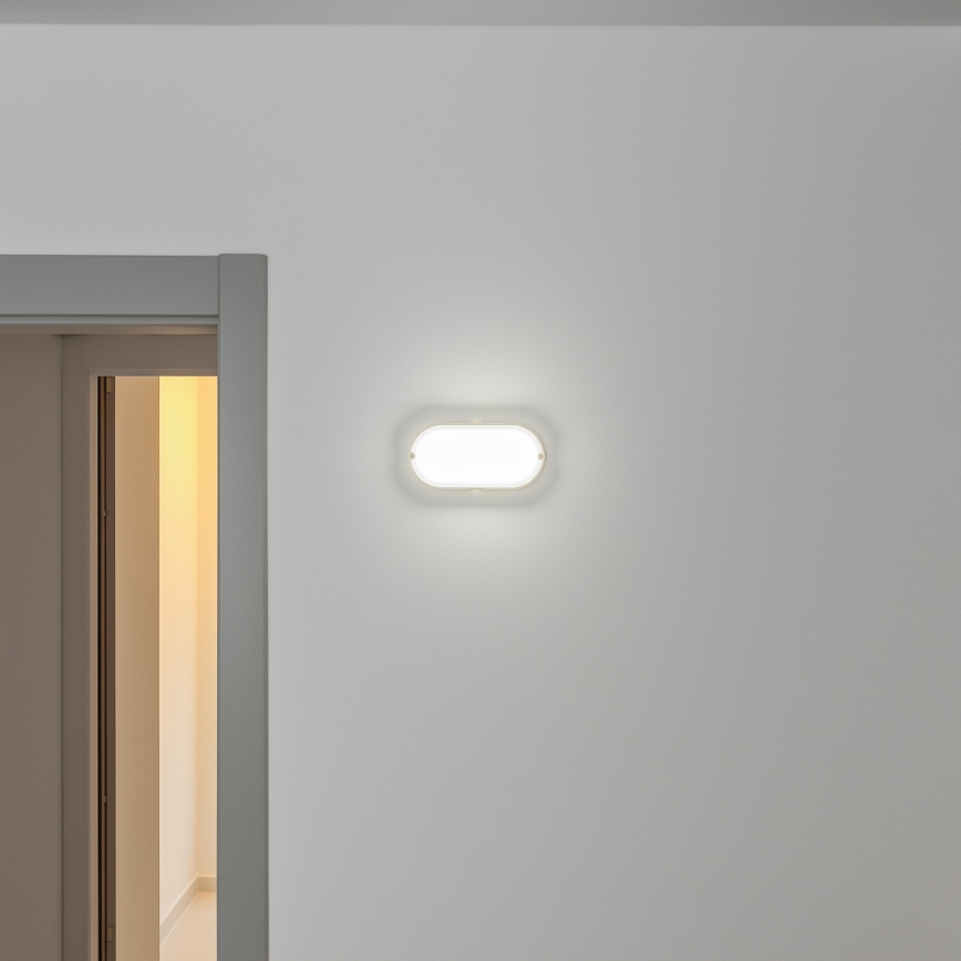 Brilagi - LED-teollisuuskattovalaisin SIMA LED/12W/230V IP65 valkoinen