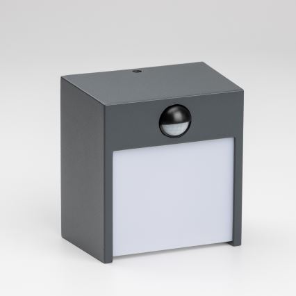 Brilagi - LED-ulkovaloseinävalaisin liiketunnistimella TERNI LED/12W/230V antrasiitti IP44