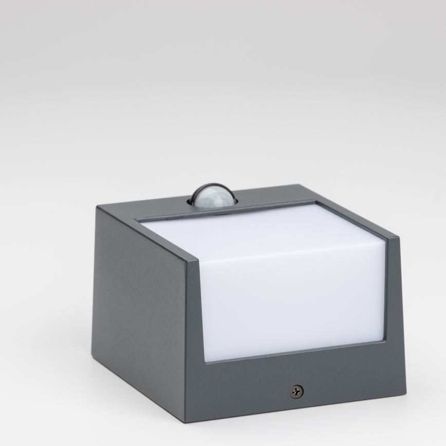 Brilagi - LED-ulkovaloseinävalaisin liiketunnistimella TERNI LED/12W/230V antrasiitti IP44