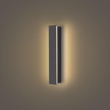 Brilagi - LED-ulko-seinävalaisin LINEAR LED/8W/230V 3000K IP65 30 cm antrasiitti