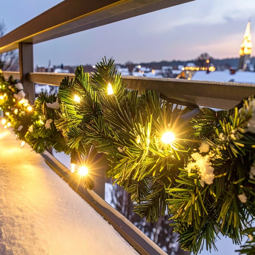 Brilagi - LED-ulkoinen joulukoriste GIRLANDA LED/3xAA 300 cm IP44