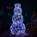 Brilagi - LED-ulkojoulukoriste 3,6W/31/230V 6500K 120 cm IP44 lumiukko