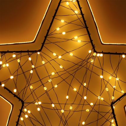 Brilagi - LED ulkojoulukoriste LED/2,6W/230V IP44 47x45 cm tähti