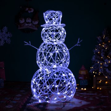 Brilagi - LED-ulkojoulukoriste LED/3,6W/31/230V 6500K 60 cm IP44 lumiukko