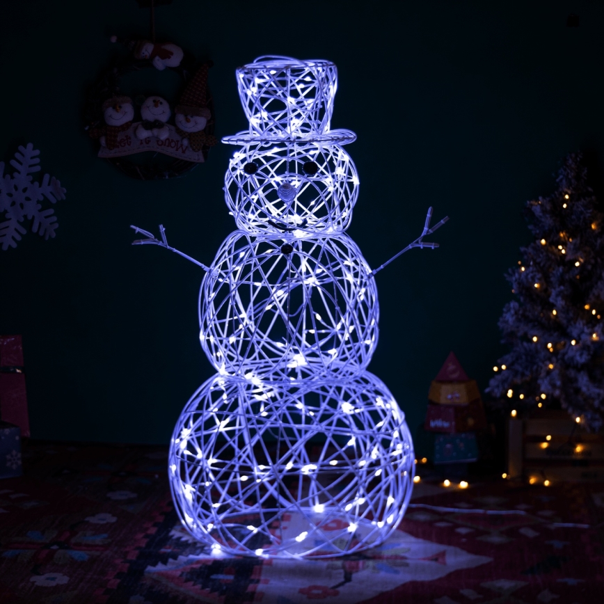 Brilagi - LED-ulkojoulukoriste LED/3,6W/31/230V 6500K 60 cm IP44 lumiukko