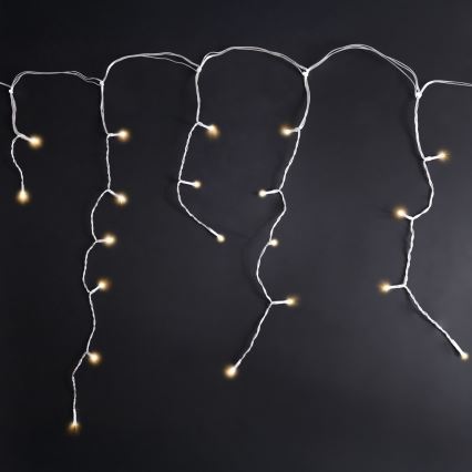 Brilagi - LED-ulkojouluvalosarja 200xLED/8 toimintoa 13m IP44 lämmin valkoinen jääpuikkovalot
