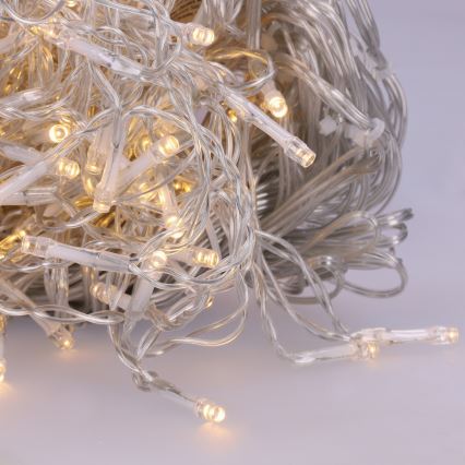 Brilagi - LED-ulkojouluvalosarja 200xLED/8 toimintoa 13m IP44 lämmin valkoinen jääpuikkovalot