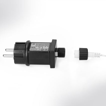 Brilagi - LED-ulkojouluvalosarja 200 LED/8 toimintoa 13 m IP44 kylmänvalkoinen jääpuikkovalot