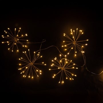 Brilagi - LED-ulkojouluvalosarja 150xLED 5m IP44 lämmin valkoinen ilotulitus