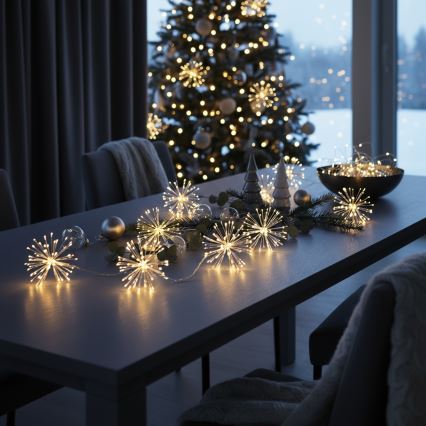 Brilagi - LED-ulkojouluvalosarja 150xLED 5m IP44 lämmin valkoinen ilotulitus