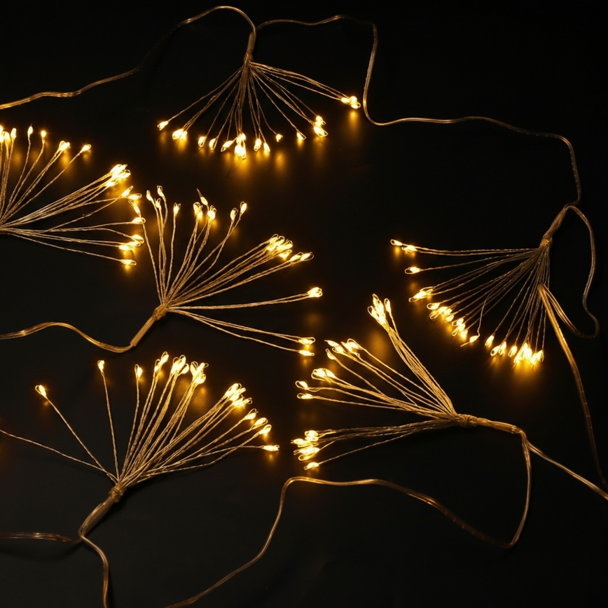 Brilagi - LED-ulkojouluvalosarja 150xLED 5m IP44 lämmin valkoinen ilotulitus