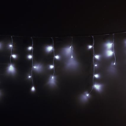 Brilagi - LED-ulkojouluvalosarja, 400 LED, 8 toimintoa, 23 m, IP44, kylmänvalkoinen