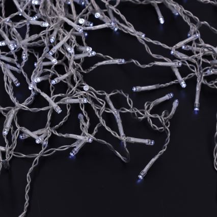 Brilagi - LED-ulkojouluvalosarja, 400 LED, 8 toimintoa, 23 m, IP44, kylmänvalkoinen