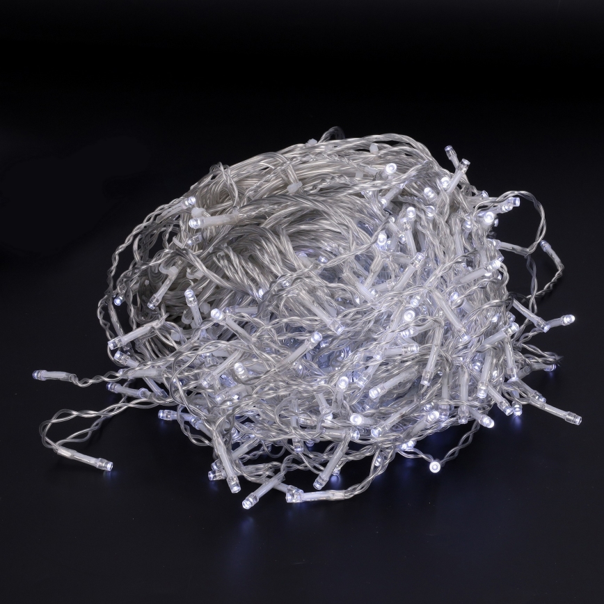 Brilagi - LED-ulkojouluvalosarja, 400 LED, 8 toimintoa, 23 m, IP44, kylmänvalkoinen