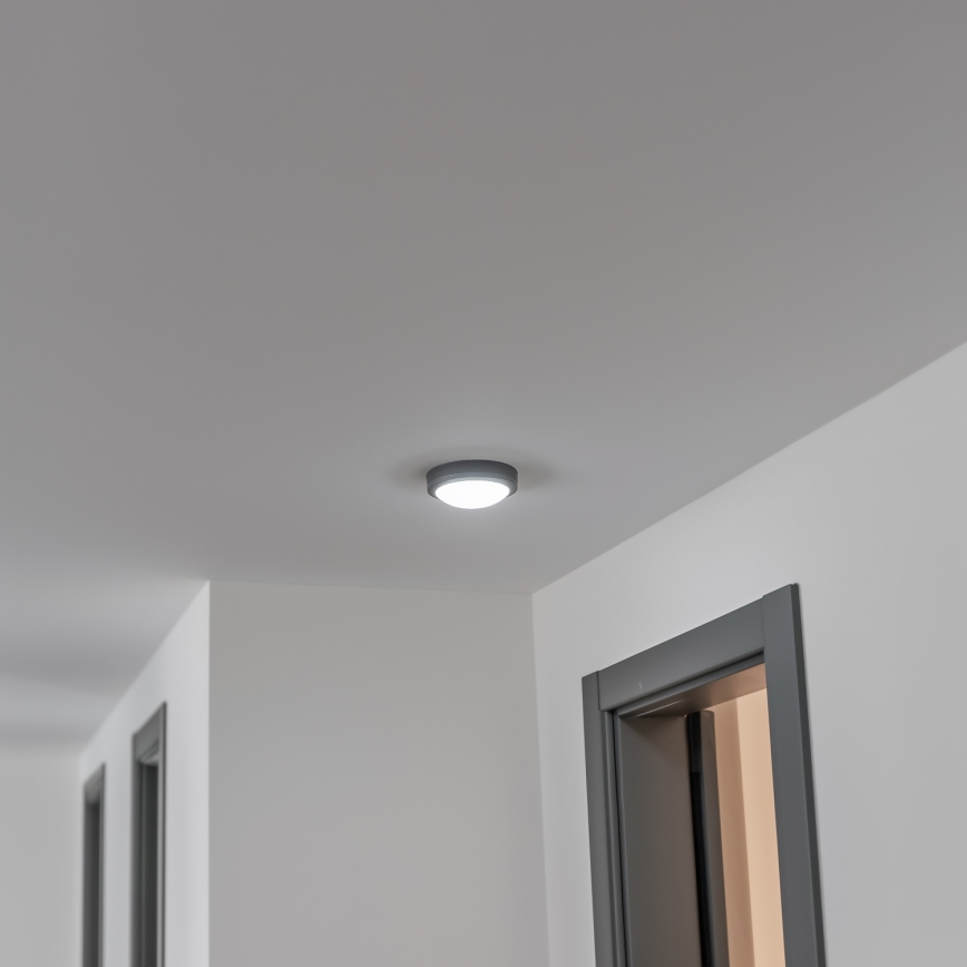 Brilagi - LED-ulkokattovalaisin LED/13W/230V halkaisija 17 cm IP54 antrasiitti