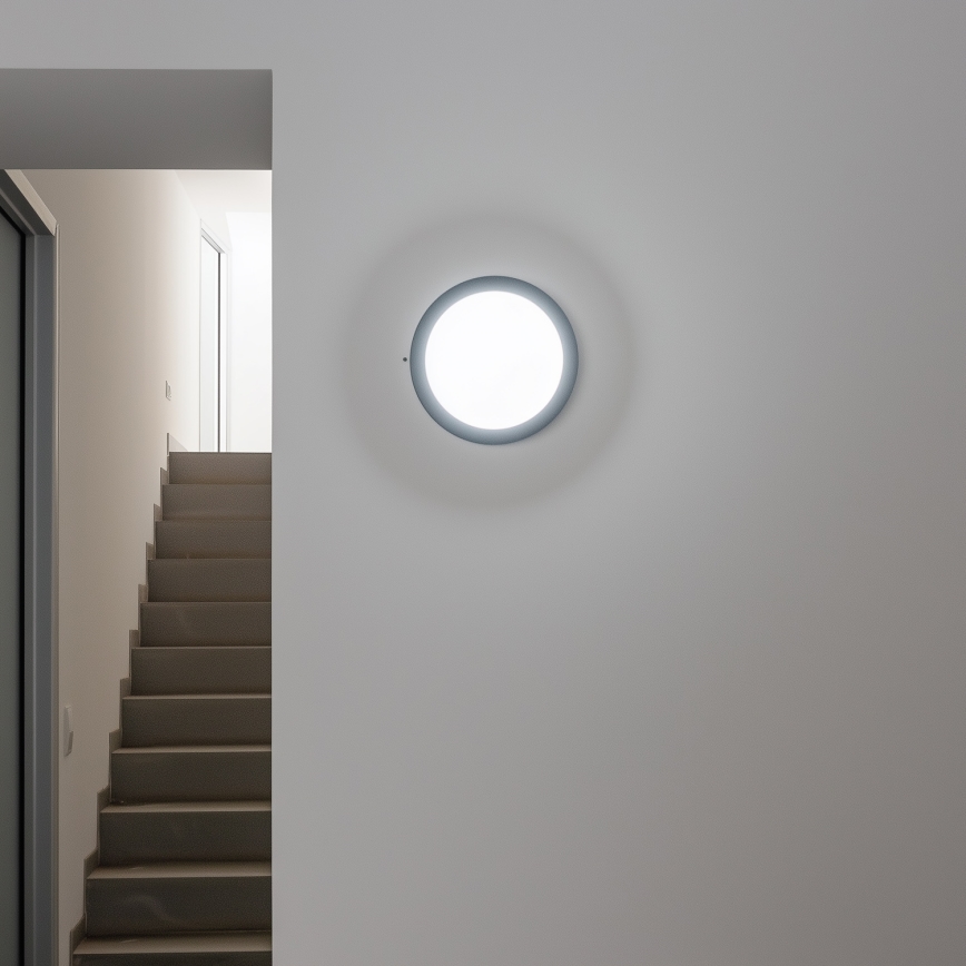 Brilagi - LED-ulkokattovalaisin LED/13W/230V halkaisija 17 cm IP54 antrasiitti
