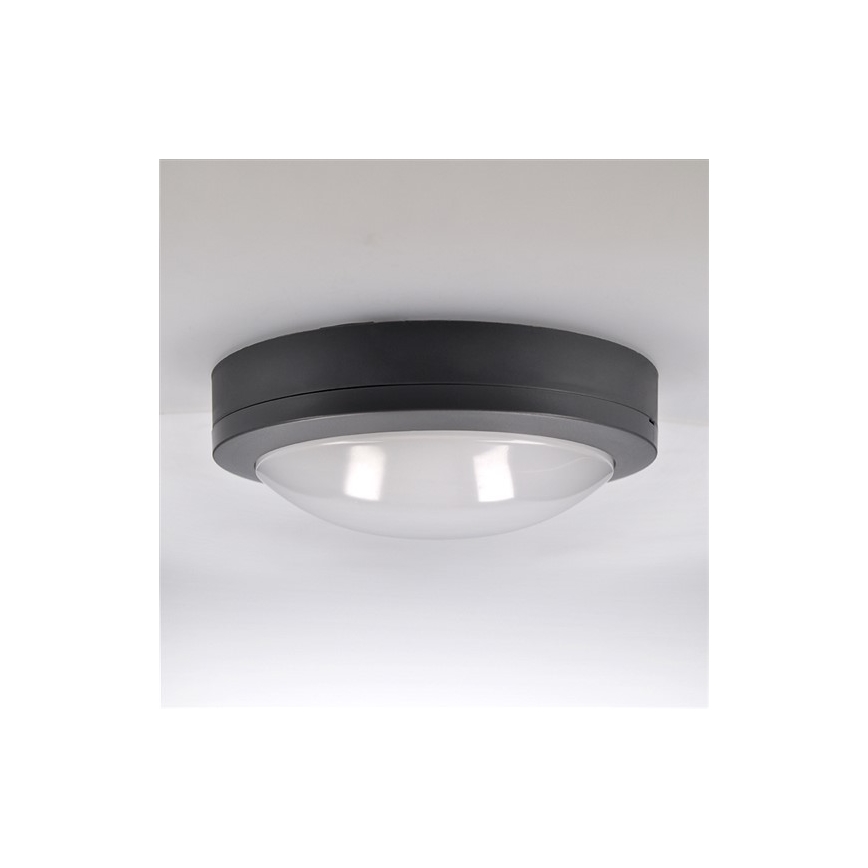 Brilagi - LED-ulkokattovalaisin LED/13W/230V halkaisija 17 cm IP54 antrasiitti