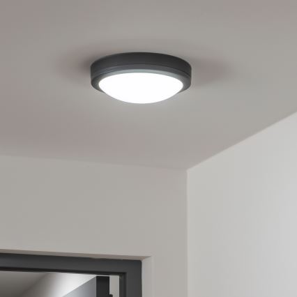 Brilagi - LED-ulkokattovalaisin LED/20W/230V halkaisija 23 cm IP54 antrasiitti