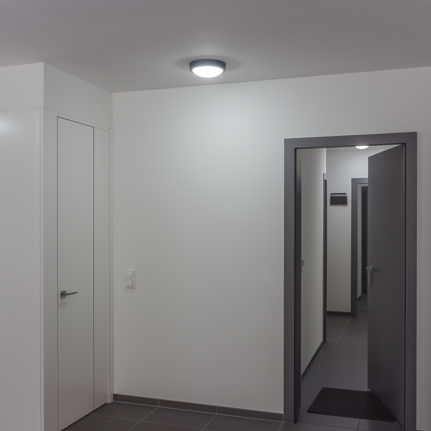 Brilagi - LED-ulkokattovalaisin LED/20W/230V halkaisija 23 cm IP54 antrasiitti