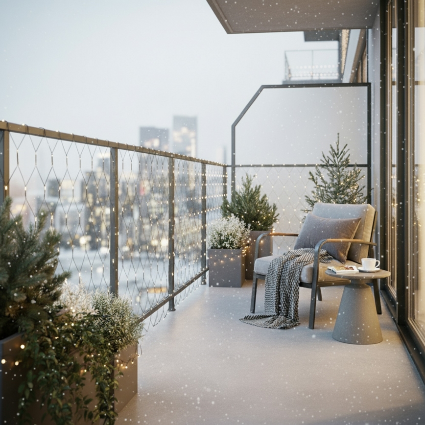 Brilagi - LED-ulkokäyttöinen jouluvaloverho 160 LED 7x2m IP44 lämmin valkoinen