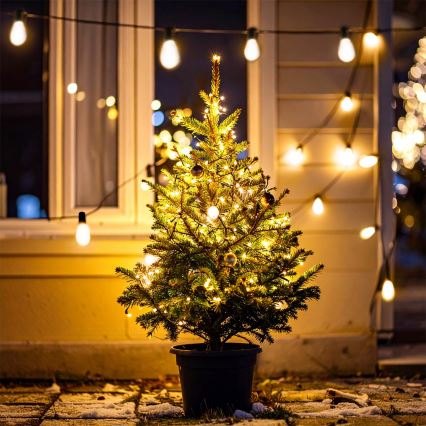 Brilagi - LED-ulkokäyttöinen koristevalosarja 10xLED/3xAA 3,2m IP44 lämmin valkoinen