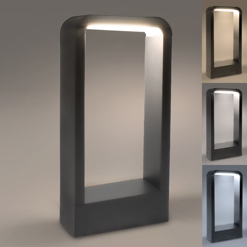 Brilagi - LED-ulkolamppu BARI LED/7W/230V 3000/4000/6000K antrasiitti IP54 30 cm