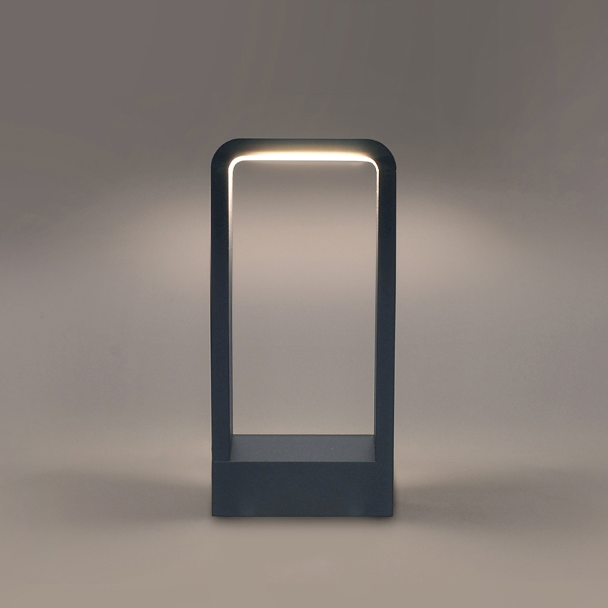 Brilagi - LED-ulkolamppu BARI LED/7W/230V 3000/4000/6000K antrasiitti IP54 30 cm