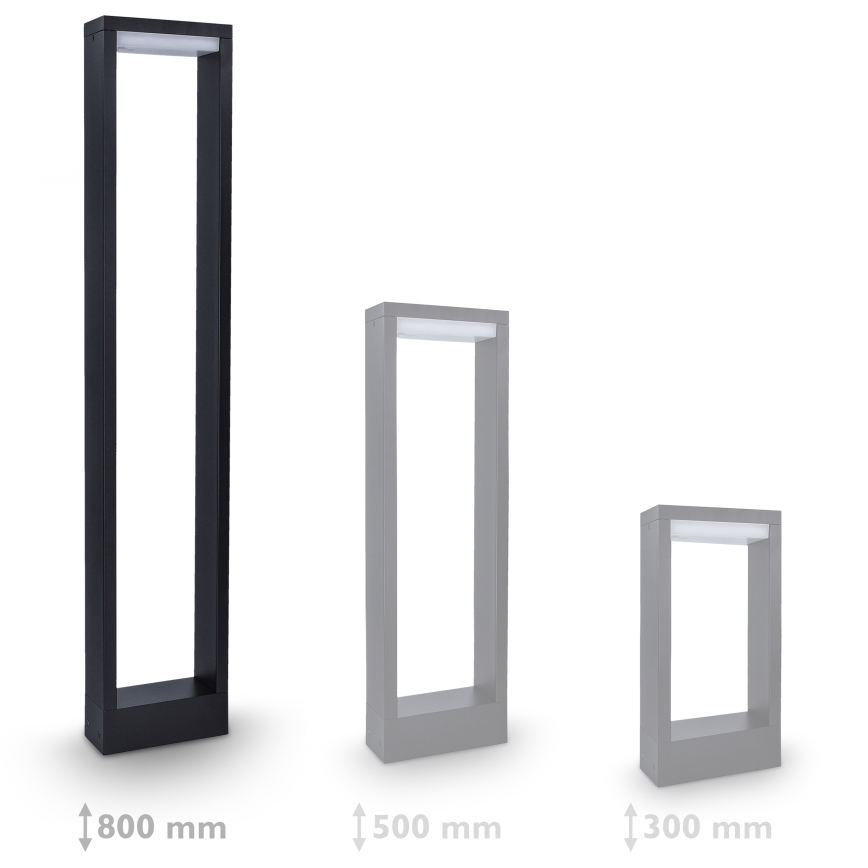 Brilagi - LED-ulkolamppu BARI LED/7W/230V 3000/4000/6000K antrasiitti IP54 80 cm