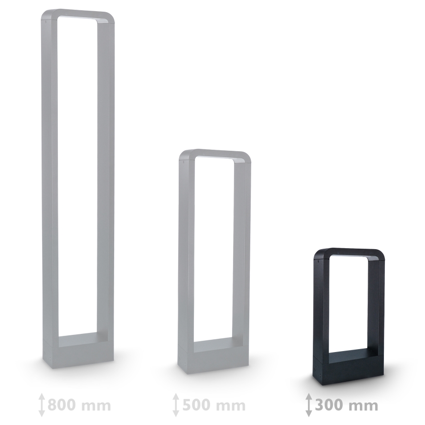 Brilagi - LED-ulkolamppu BARI LED/7W/230V 3000/4000/6000K IP54 30 cm