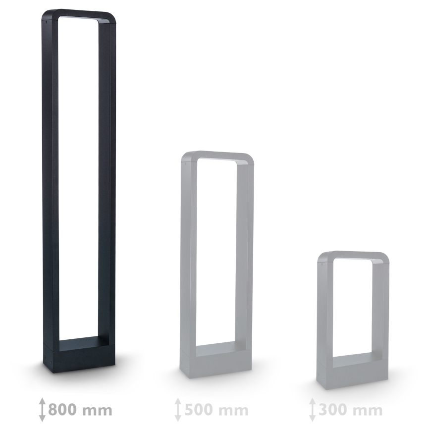 Brilagi - LED-ulkolamppu BARI LED/7W/230V 3000/4000/6000K IP54 80 cm