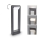 Brilagi - LED-ulkolamppu CROTONE LED/7W/230V antrasiitti IP54 50 cm