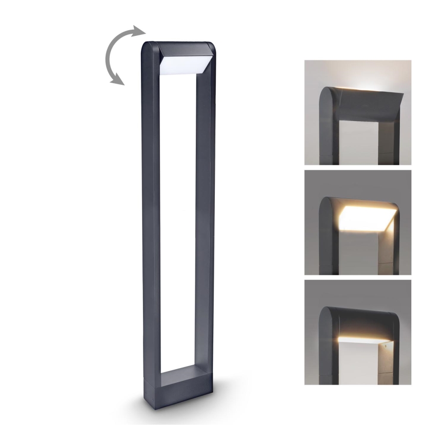 Brilagi - LED-ulkolamppu CROTONE LED/7W/230V antrasiitti IP54 80 cm