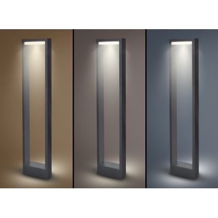 Brilagi - LED-ulkolamppu RAGUSA LED/7W/230V 3000/4000/6000K antrasiitti IP54 80 cm