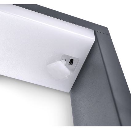 Brilagi - LED-ulkolamppu RAGUSA LED/7W/230V 3000/4000/6000K antrasiitti IP54 50 cm