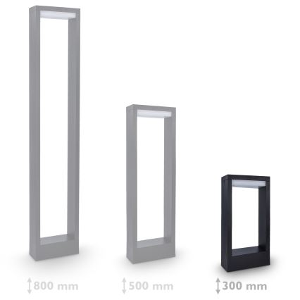 Brilagi - LED-ulkolamppu RAGUSA LED/7W/230V 3000/4000/6000K IP54 30 cm