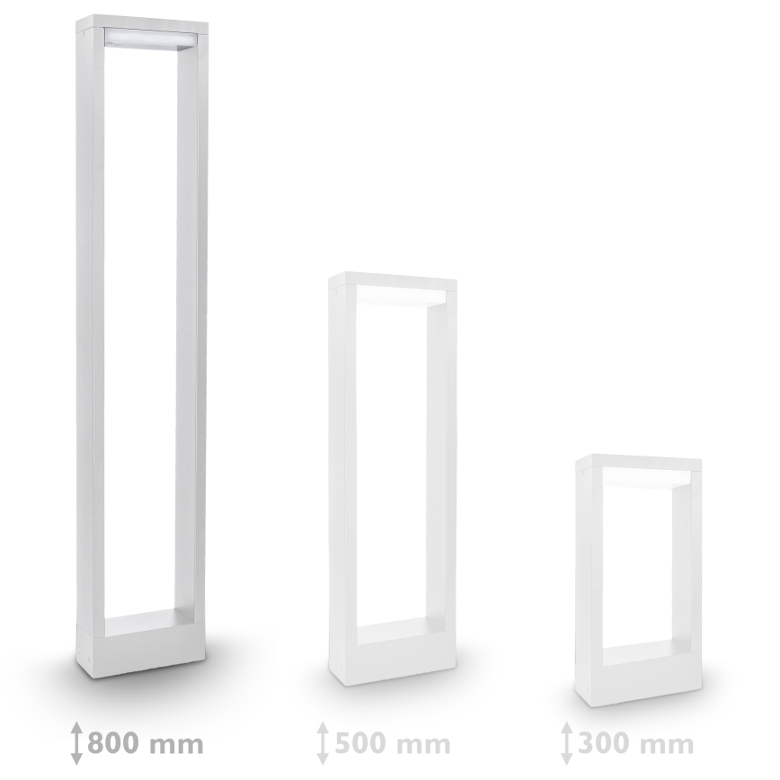 Brilagi - LED-ulkolamppu RAGUSA LED/7W/230V 3000/4000/6000K valkoinen IP54 80 cm