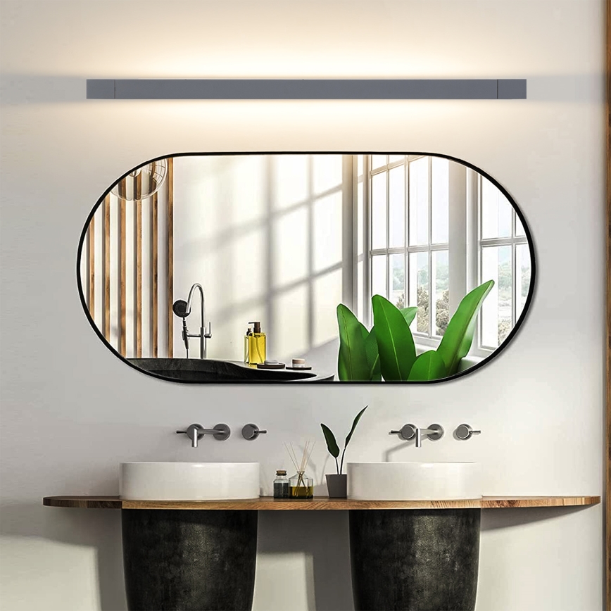 Brilagi - LED-ulkoseinävalaisin AQUA LINE LED/24W/230V 90 cm IP44 antrasiitti CRI 90