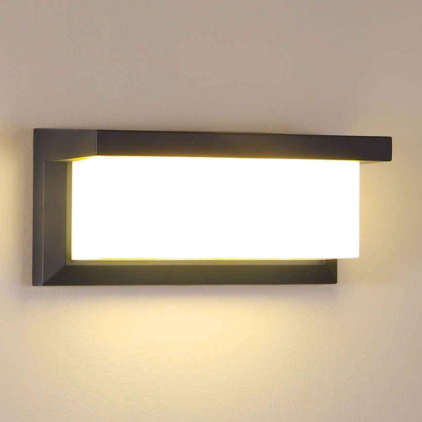 Brilagi - LED-ulkoseinävalaisin BRICKY LED/12W/230V antrasiitti IP54